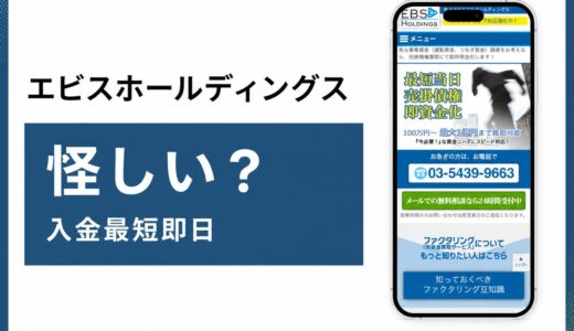 エビスホールディングスが怪しいと言われる理由を運営情報から検証
