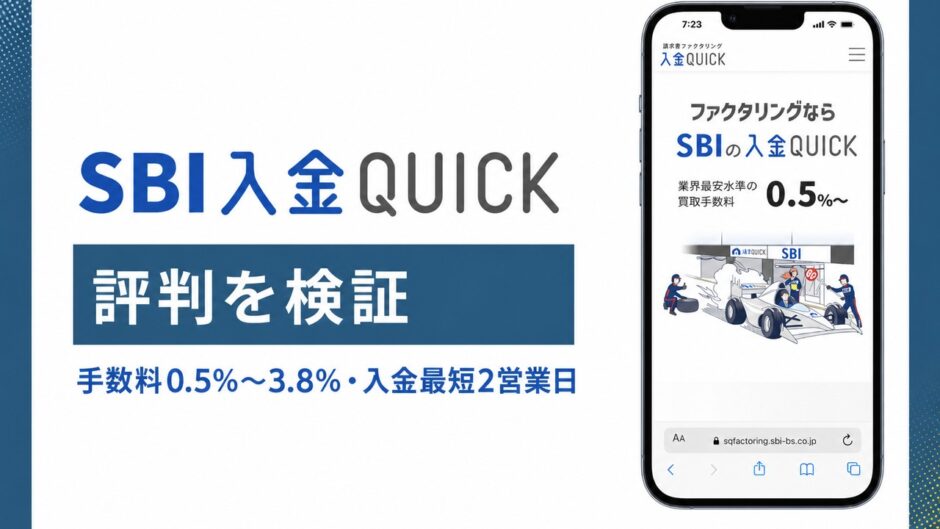 SBI入金QUICKの評判を検証を検証した記事のアイキャッチ画像